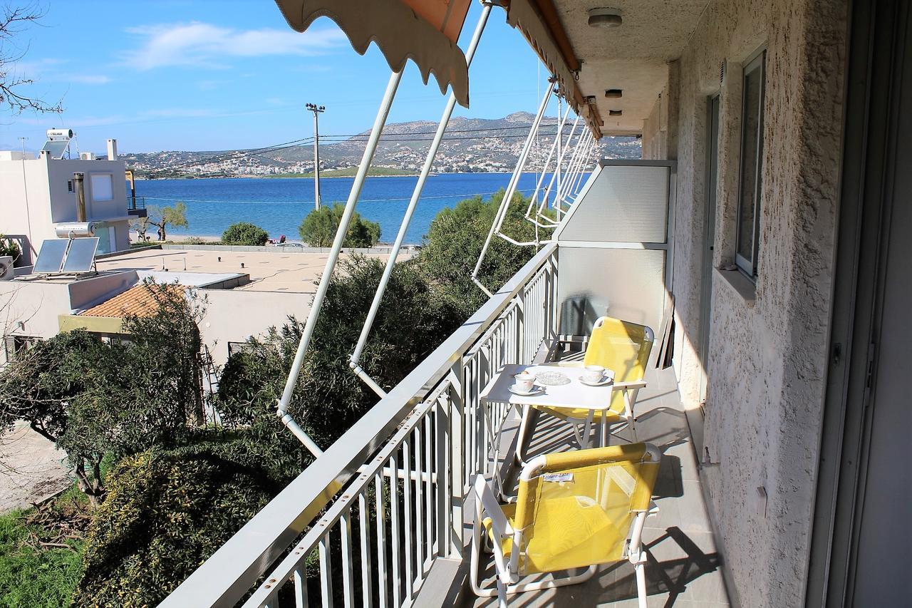 Apartment Sea View In Front Of The Beach Of Agia Marina Porto Rafti Exterior photo